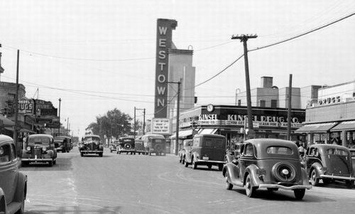 Westown Theatre - Old Photo From Wayne State Library (newer photo)
